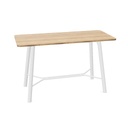 Workways Meet-up! (Tafelblad kleur: DF - Halifax Oak | poten: Wit)